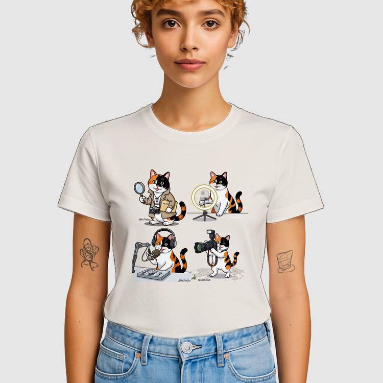 Ivory t-shirt with Nika design