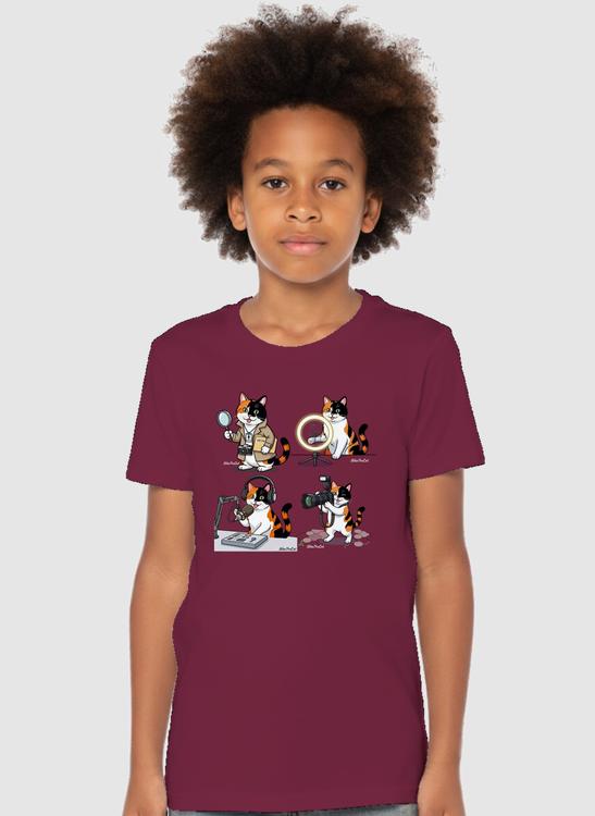 Kids burgundy t-shirt